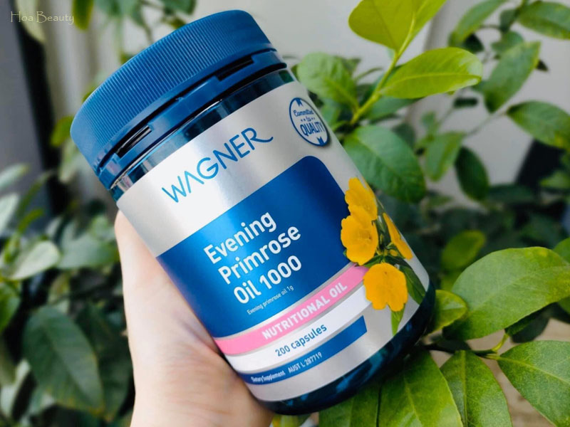Tinh dầu hoa anh thảo Wagner Evening Primrose Oil 1000mg - Tăng cường sức khỏe nội tiết và làm đẹp cho nữ giới - Hỗ trợ da, tóc và sức khỏe tổng quát