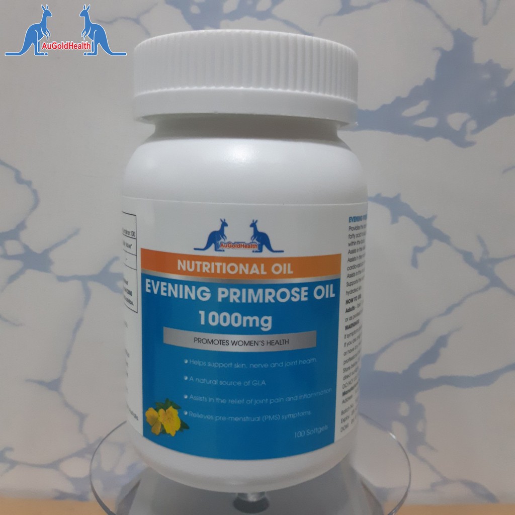 Viên uống tinh dầu hoa Anh Thảo AugoldHealth 1000mg - Hỗ trợ điều hòa nội tiết và làm đẹp cho phụ nữ