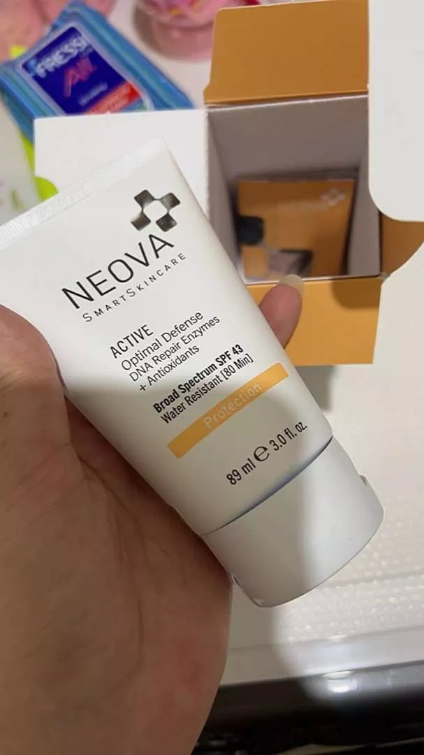 Kem Chống Nắng Neova Active SPF43 - Bảo Vệ Da Mặt và Body, Chống UVA/UVB, Dưỡng Ẩm, Siêu Chống Oxy Hóa, Phù Hợp Tất Cả Loại Da
