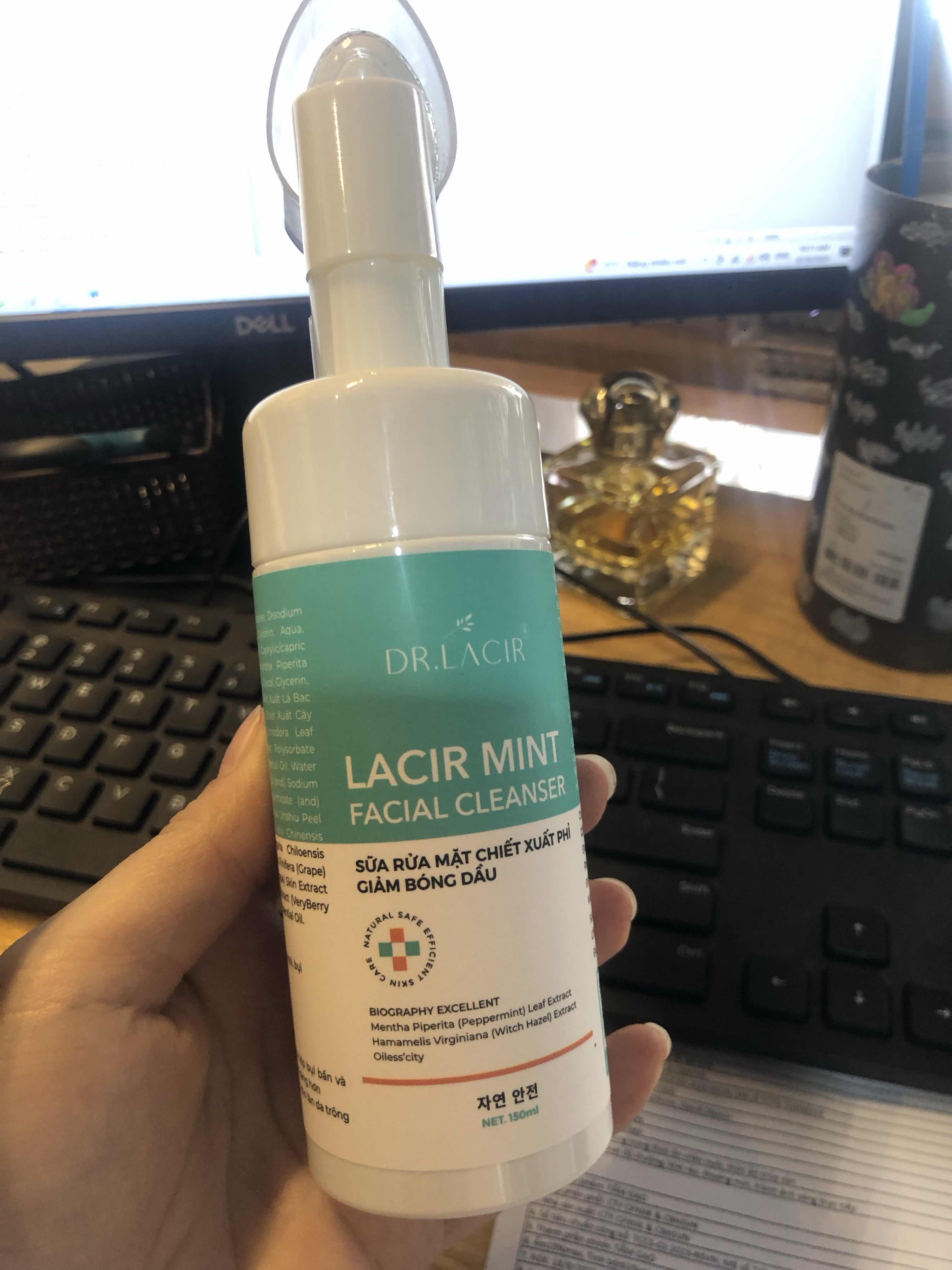 Sữa Rửa Mặt Dr Lacir Kiềm Dầu, Ngừa Mụn - Thông Minh Với Đầu Cọ Silicon, Sáng Da, Phù Hợp Với Da Dầu