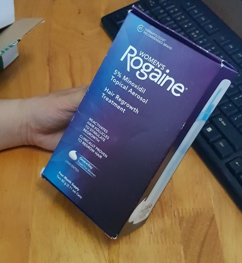 Dung dịch mọc tóc Women’s Rogaine 5% Minoxidil dạng bọt cho nữ - Giúp ngăn rụng tóc, kích thích mọc dày hơn hiệu quả cao