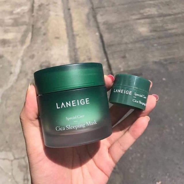 Mặt Nạ Ngủ Laneige Cica Sleeping 60ml - Dưỡng Ẩm, Tái Tạo Da Hư Tổn, Chiết Xuất Nấm Men Rừng, Phù Hợp Cho Mọi Loại Da