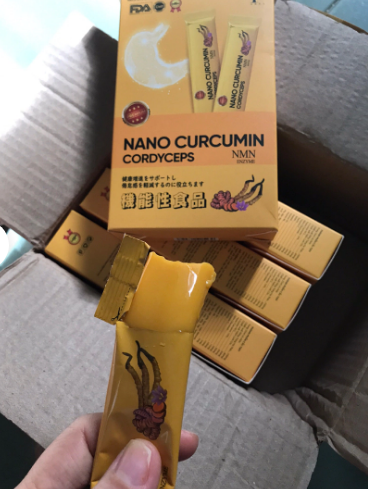 Thạch Nghệ Đông Trùng Hạ Thảo Parea Nano Curcumin Cordyceps - Hỗ Trợ Tiêu Hóa, Sáng Da, Cho Trẻ Em và Người Lớn - Hộp 7 Gói Thơm Ngon