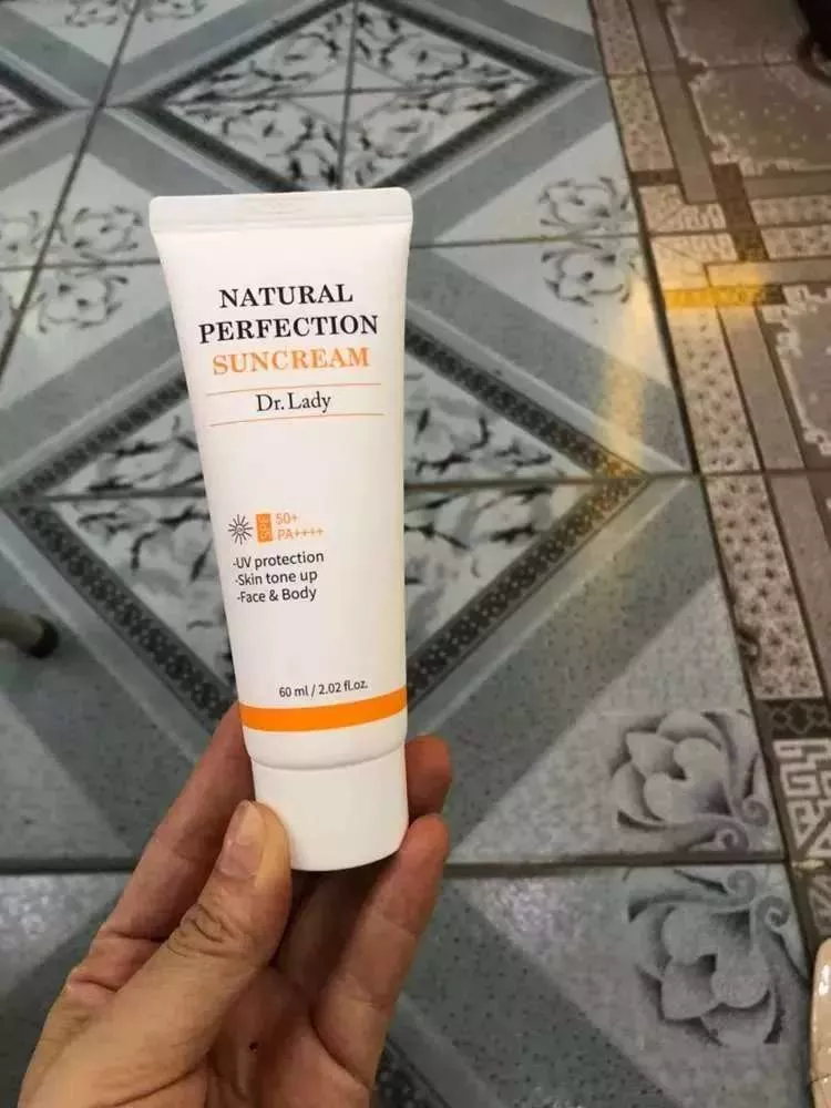 Kem Chống Nắng Dr.Lady Natural Perfection Suncream SPF 50+ - Bảo Vệ Da Tối Ưu, Nâng Tone Da Tươi Tắn, Duy Trì Ẩm Mượt