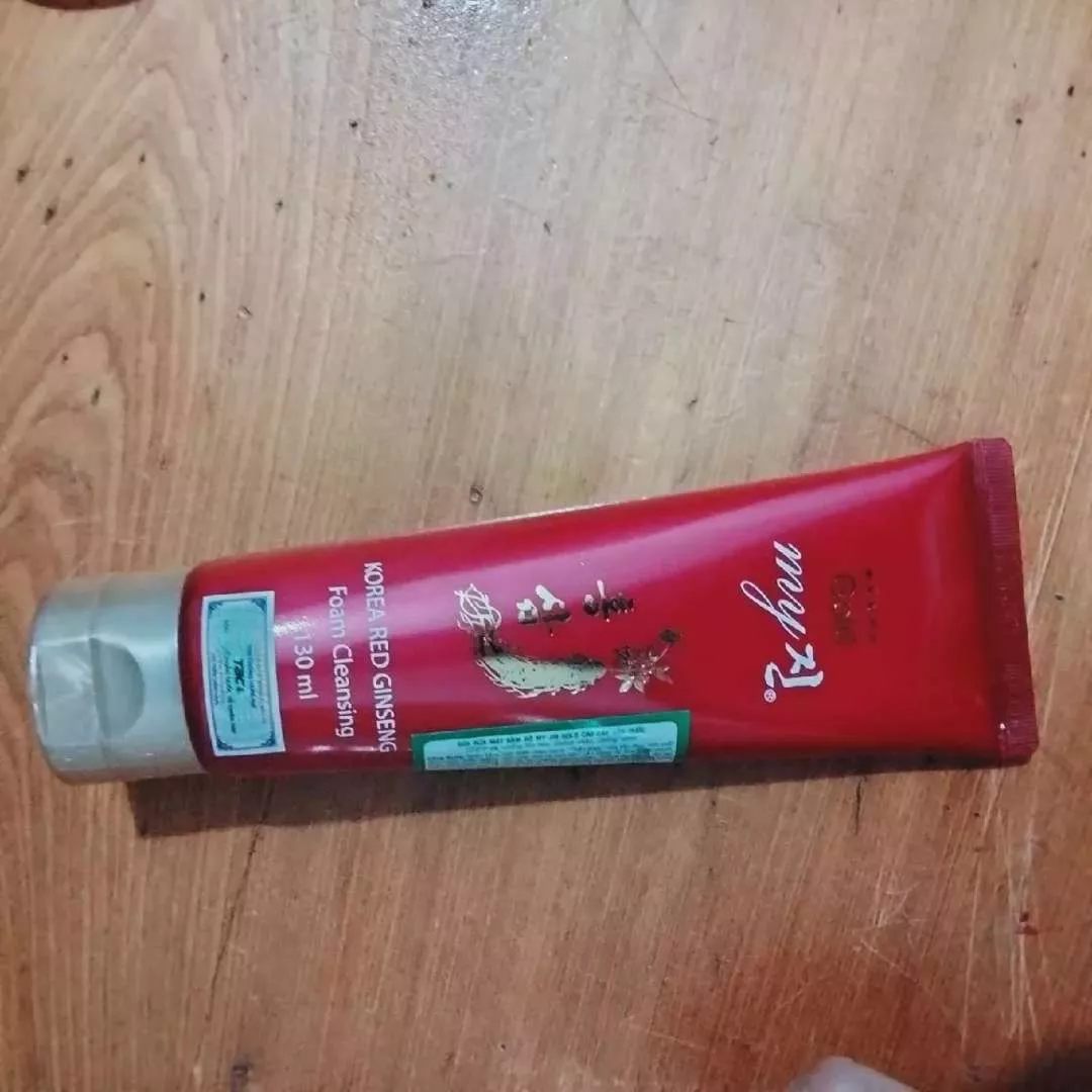 Sữa Rửa Mặt My Gold Korea Red Ginseng 130ml - Cleansing Foam Hồng Sâm Đỏ Hàn Quốc Dưỡng Sáng Da, Cấp Ẩm, Chống Mụn