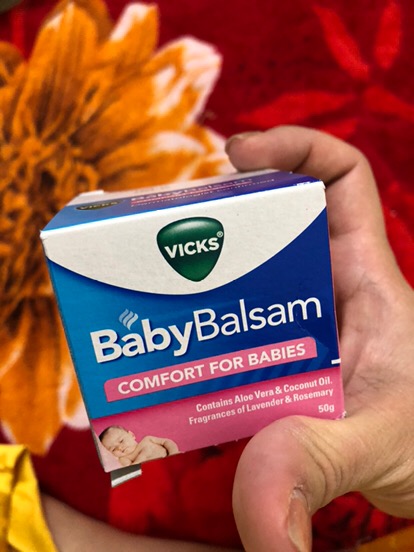 Dầu Bôi Vicks Baby Balsam 50g - Giúp Bé Ngủ Ngon Hơn, Giữ Ấm, Chiết Xuất Từ Lô Hội, Oải Hương, Hương Thảo - Sản Phẩm Chất Lượng Từ Úc