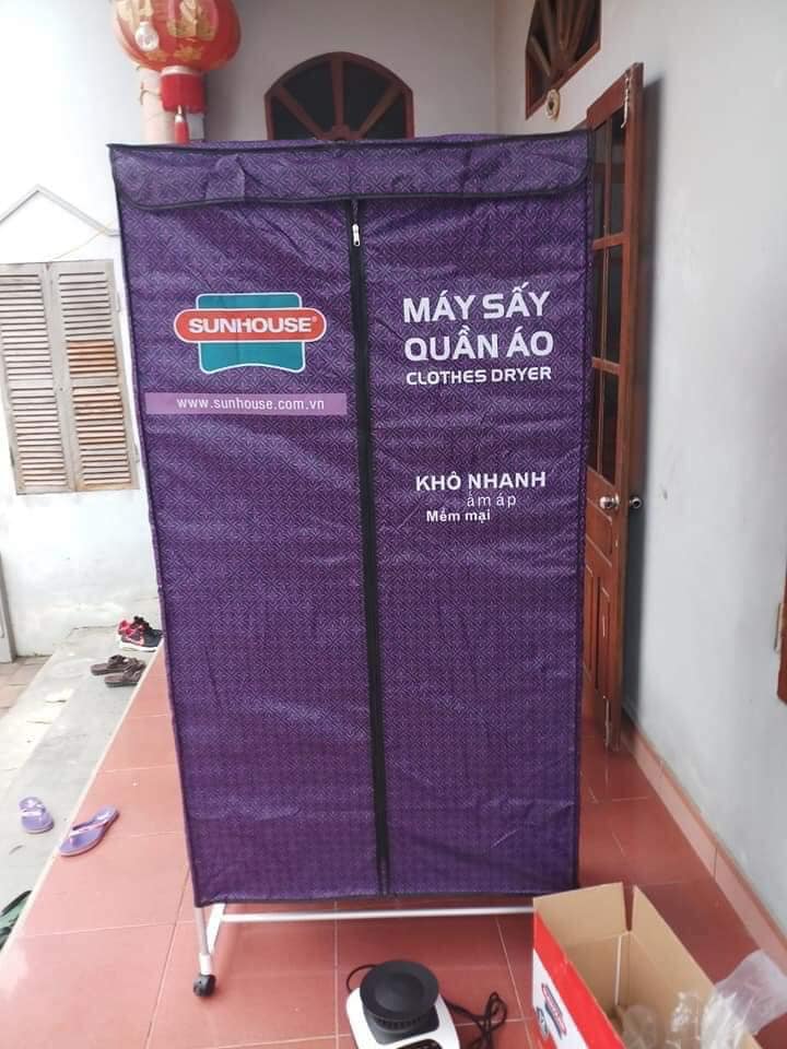 Tủ Sấy Quần Áo Sunhouse SHD2707 Chính Hãng - Tiết Kiệm Thời Gian Sấy Khô Nhanh Chóng Với Công Suất 1400W, Dung Tích Lớn 15kg