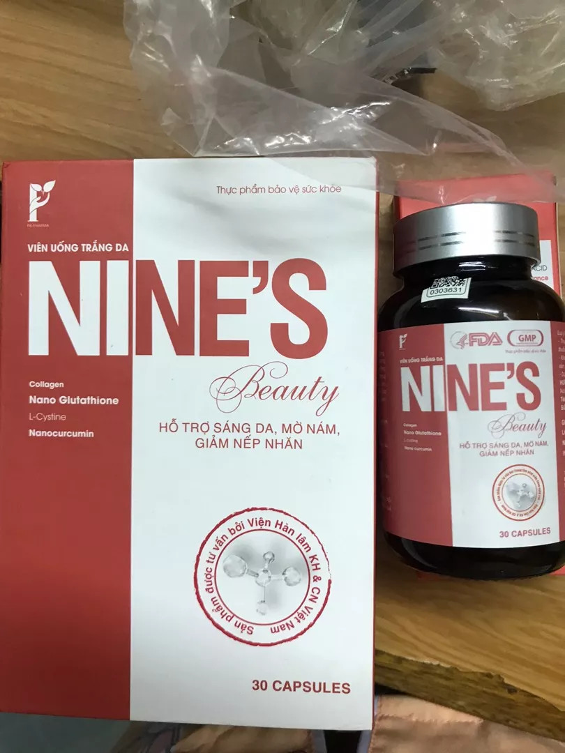 Viên uống trắng da Nine's Beauty - Hỗ trợ mờ nám, cải thiện sắc tố da, tăng đàn hồi và làm sáng khỏe từ sâu bên trong