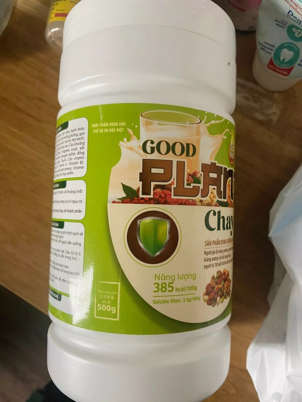 Sữa Hạt Good Plant Chay 500g - Hỗ Trợ Xương Khớp, Bổ Sung Canxi và Dinh Dưỡng Cho Người Trên 18 Tuổi