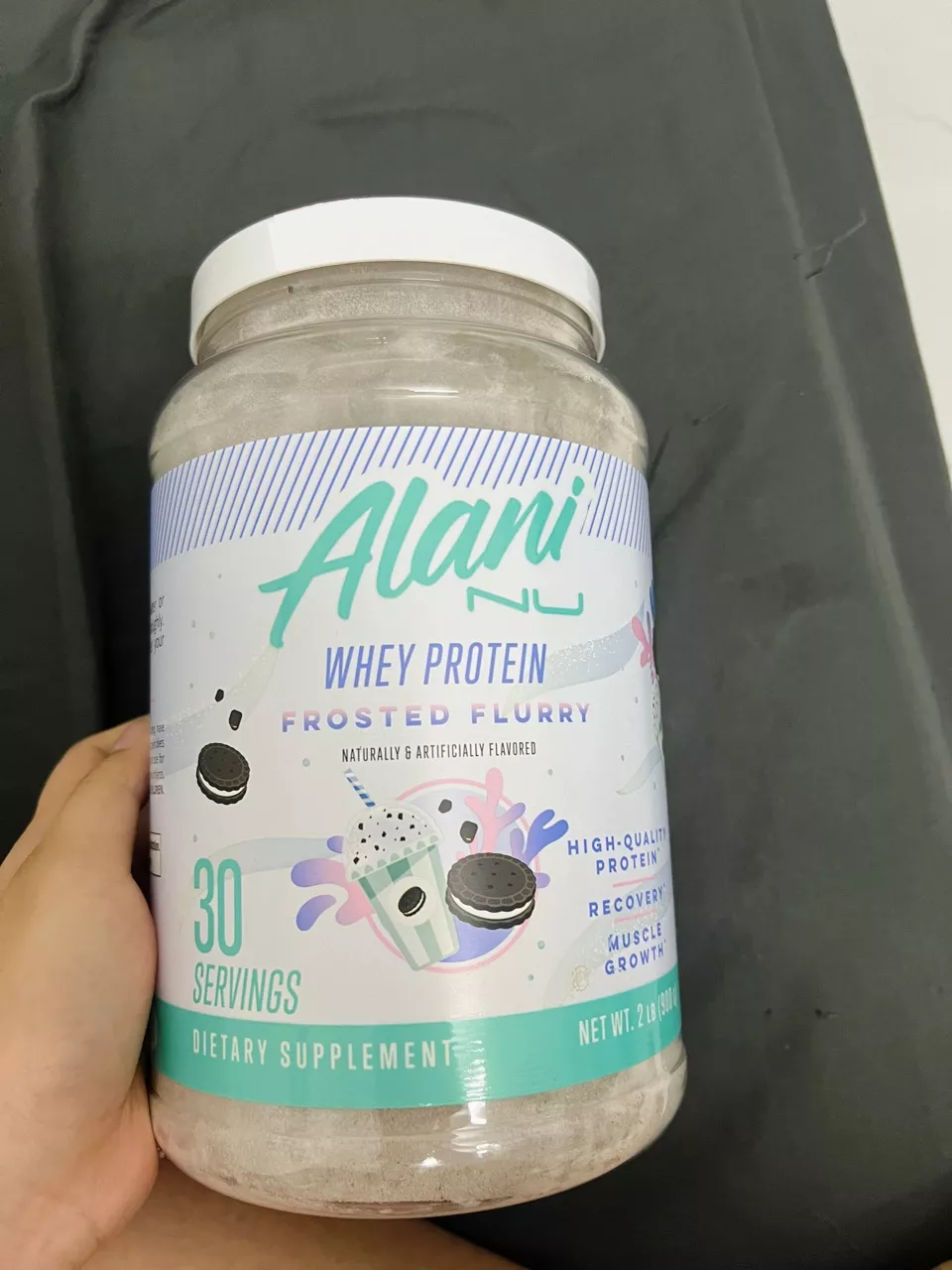 Alani Nu Hydrolyzed Whey Protein - Hỗ Trợ Tăng Cơ 23g Protein, Hương Vị Munchies, Fruity Cereal, Frosted Flurry, Confetti Cake