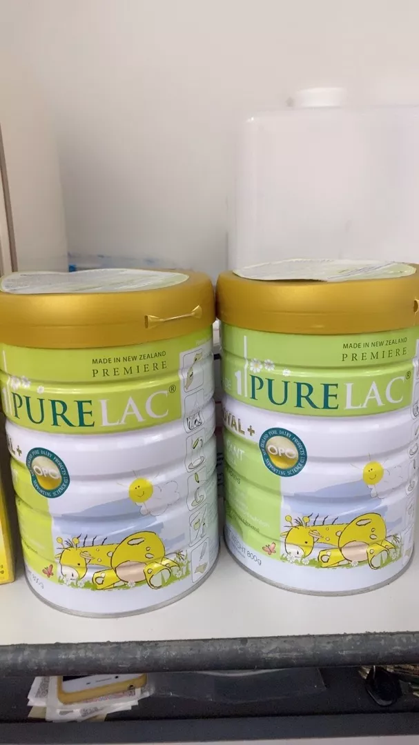 Sữa bột Purelac 1 cho bé từ 0-6 tháng tuổi - Dinh dưỡng đầy đủ, phát triển toàn diện, sản xuất tại New Zealand, hộp 800g.