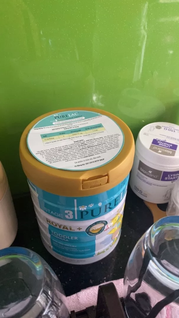 Sữa Bột Purelac Số 3 800g Cho Bé Từ 1-3 Tuổi - Công Thức Dinh Dưỡng Hỗ Trợ Phát Triển Toàn Diện Và Tăng Cường Miễn Dịch