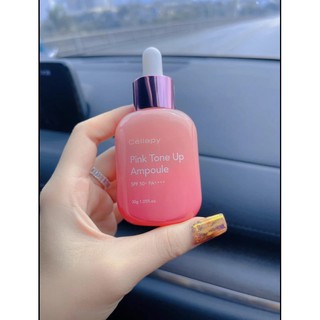 Serum Chống Nắng Cellapy Pink Tone Up Ampoule SPF 35 - Dưỡng Trắng Da, Nâng Tone, Chăm Sóc Da Nhạy Cảm, Hàn Quốc