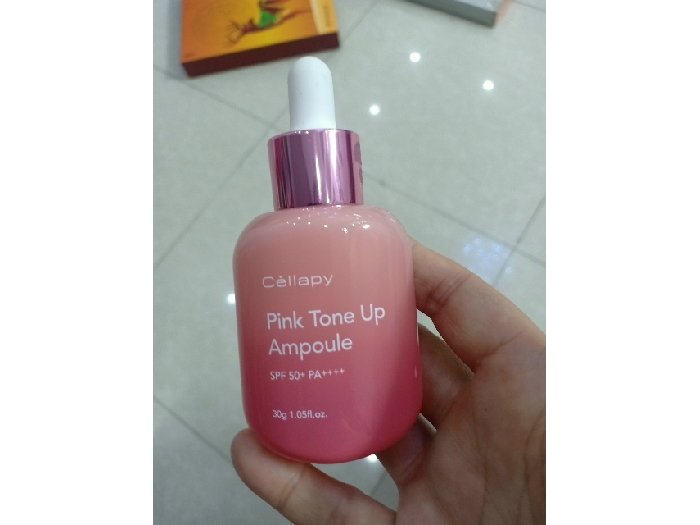Serum Chống Nắng Cellapy Pink Tone Up Ampoule SPF 35 - Dưỡng Trắng Da, Nâng Tone, Chăm Sóc Da Nhạy Cảm, Hàn Quốc