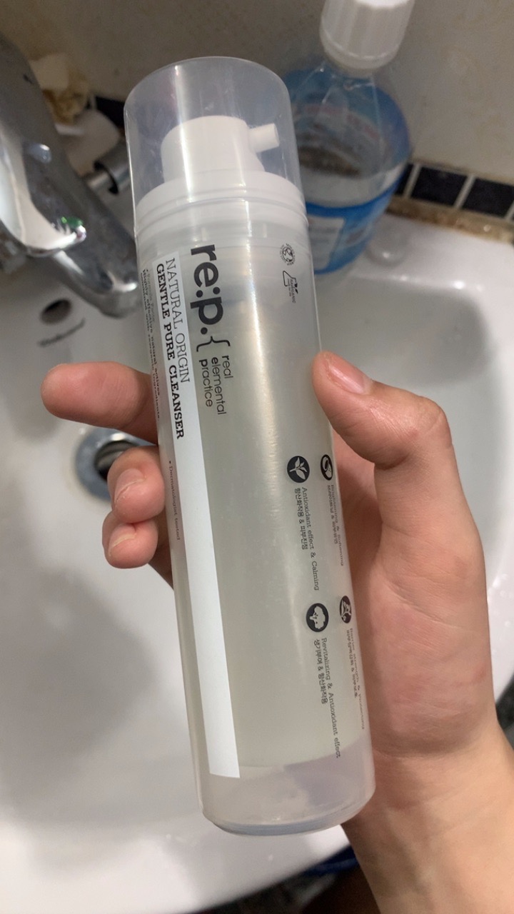 Sữa Rửa Mặt Dạng Gel Re:p Natural Origin - Sạch Dịu Nhẹ, Cân Bằng pH, Chống Oxy Hóa, Dưỡng Ẩm Cho Mọi Loại Da 150ml