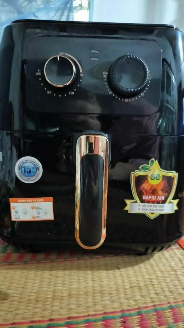 Nồi Chiên Không Dầu Comet CM6856 Dung Tích 8L - Công Nghệ Air Rapid 360 Độ, Chế Biến Nhiều Món Ngon, Tốt Cho Sức Khỏe