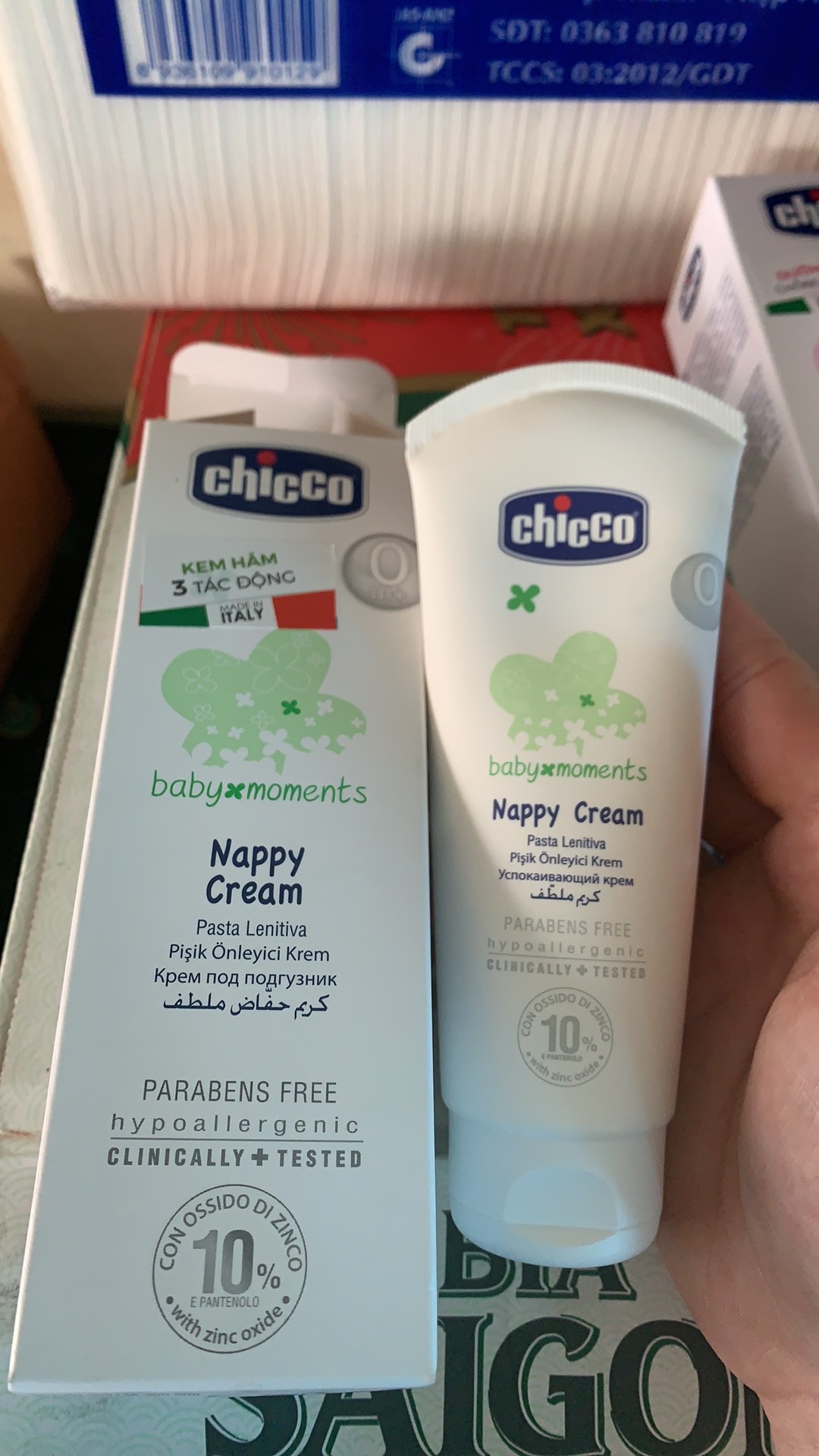 Kem Hăm 3 Tác Động Chicco 100ml - Giảm Hăm, Dưỡng Da, An Toàn Cho Trẻ Sơ Sinh, Chống Hăm Hiệu Quả, Không Gây Kích Ứng
