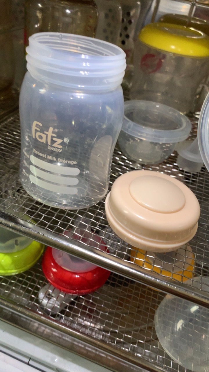 Set 3 Bình Trữ Sữa Cổ Rộng 150ml Fatz FB0120 - Nhựa PP Không Chứa BPA, Tiện Lợi Cho Mẹ Và Bé, Dễ Dàng Vệ Sinh