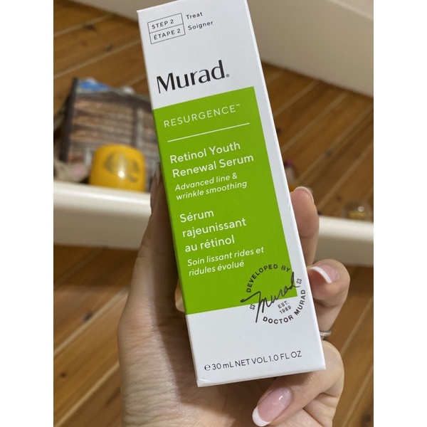 Serum Murad Retinol Youth Renewal 30ml - Giúp Trẻ Hóa Da, Giảm Nếp Nhăn, Phục Hồi Da Khô Ráp, Dưỡng Da Sáng Mịn Làn Da Tươi Trẻ