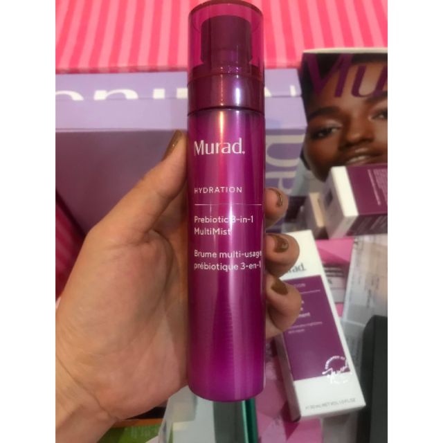 Xịt khoáng Murad Prebiotic 3 In 1 MultiMist - Phun sương cấp ẩm, giữ lớp trang điểm, công thức peptide giúp da khỏe mạnh, tươi sáng