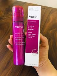 Xịt khoáng Murad Prebiotic 3 In 1 MultiMist - Phun sương cấp ẩm, giữ lớp trang điểm, công thức peptide giúp da khỏe mạnh, tươi sáng