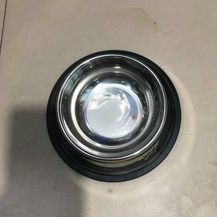 Bát ăn inox không rỉ sét cho chó mèo - Dụng cụ ăn uống cao cấp, chống trơn trượt, dễ vệ sinh, nhiều kích thước lựa chọn