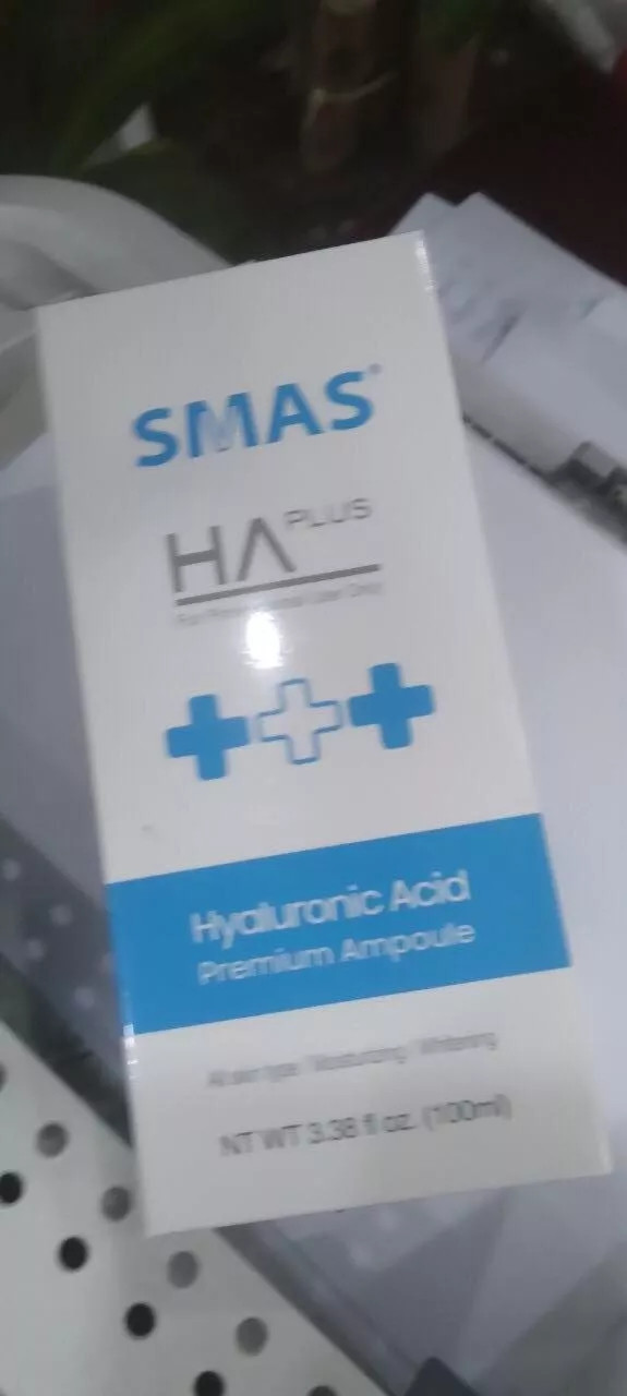 Serum Dưỡng Ẩm SMAS HA Plus - Tinh Chất Hyaluronic Acid Giúp Da Căng Bóng, Mịn Màng và Ngăn Ngừa Lão Hóa