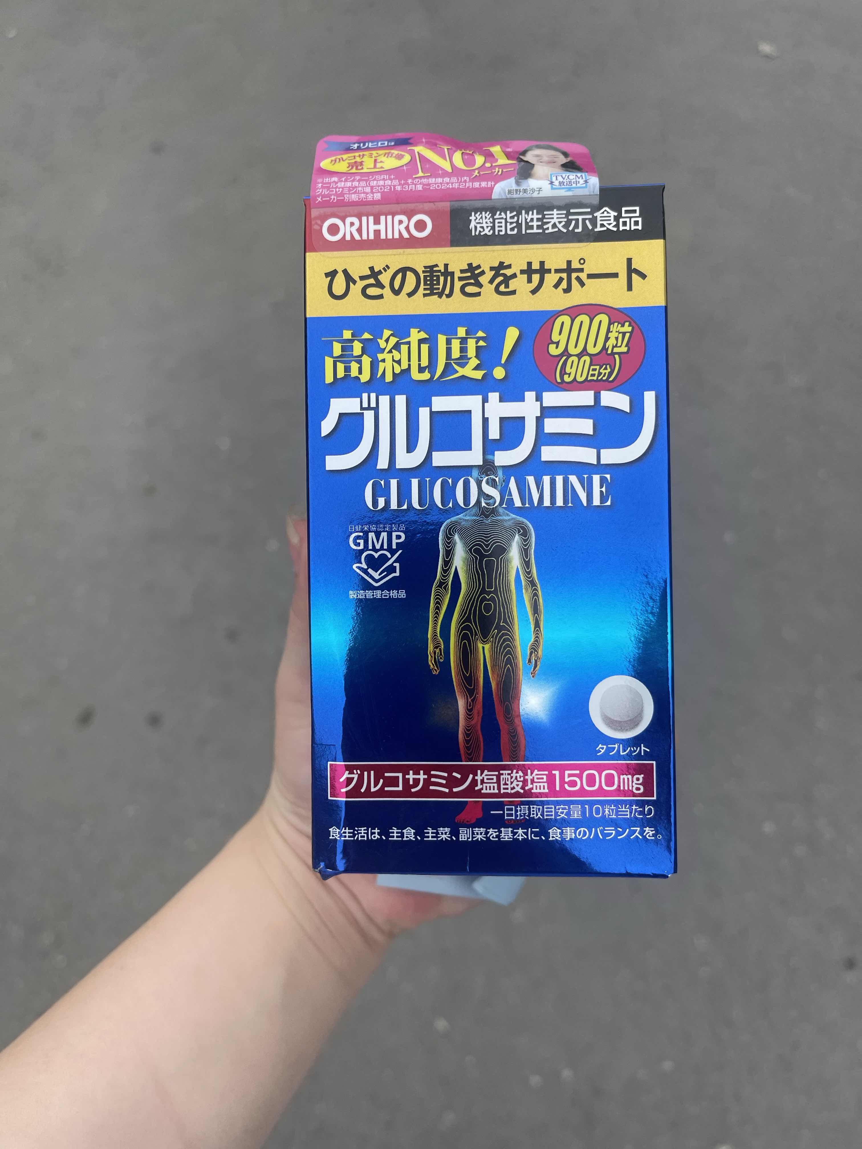 (Auth Nhật) Viên Uống Glucosamine Orihiro 1500mg Nhật Bản 950 Viên - Hỗ Trợ Xương Khớp Người Trưởng Thành