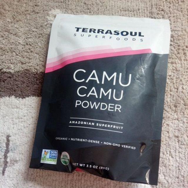 Bột Camu Camu Hữu Cơ Terrasoul - Bổ Sung Vitamin C Tự Nhiên, Hỗ Trợ Miễn Dịch, Dễ Uống Hương Vị Cam Quýt, 99g