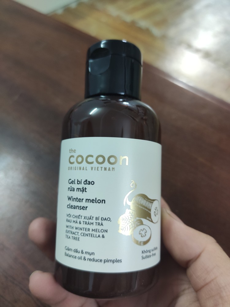 Gel Rửa Mặt Bí Đao Cocoon 140ml - Sữa Rửa Mặt Chăm Sóc Da Từ Thiên Nhiên, Làm Sạch Dịu Nhẹ, Không Gây Khô Rát