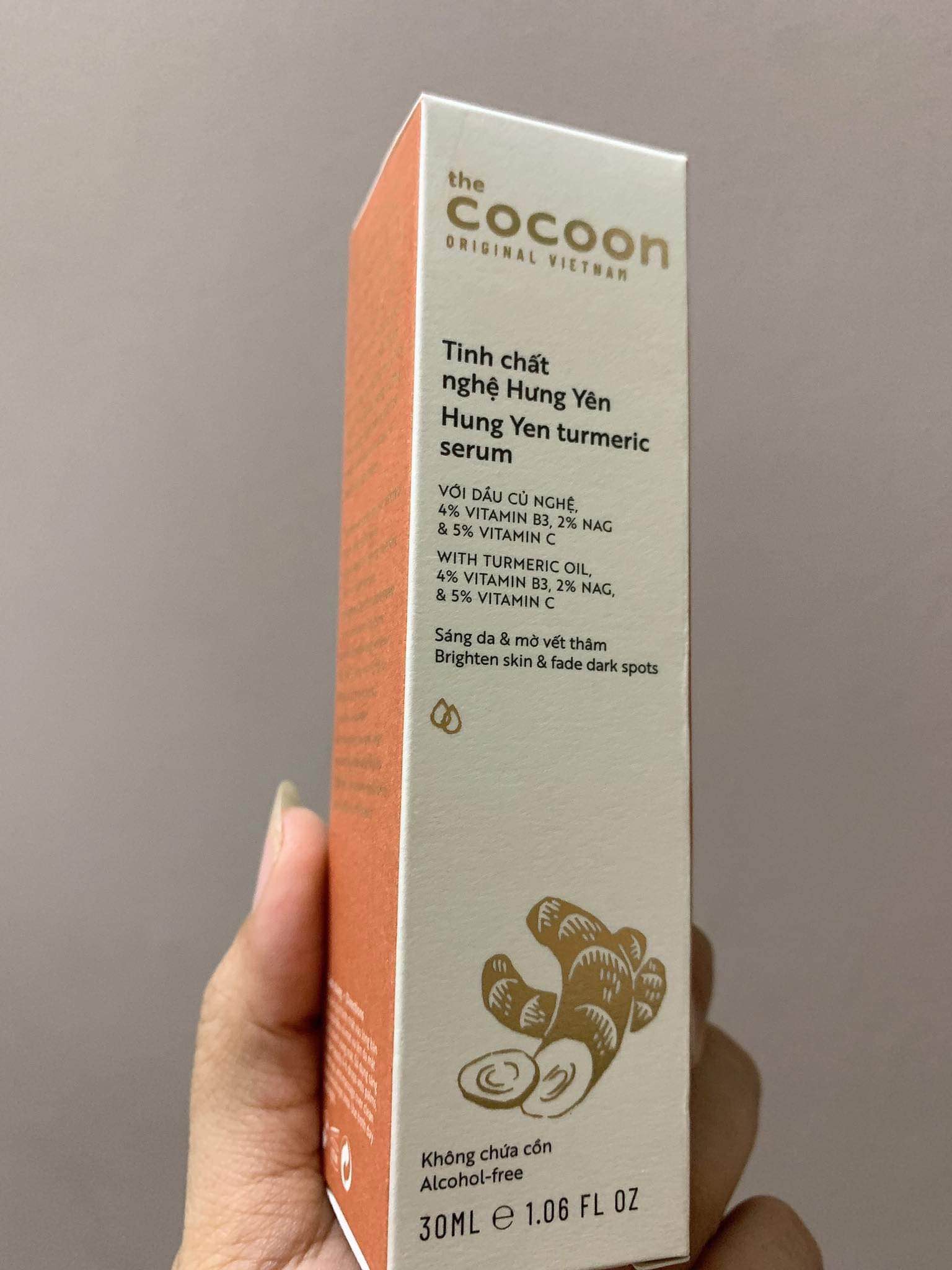 Tinh Chất Nghệ Hưng Yên Cocoon Turmeric Serum Giảm Thâm Mụn - Chăm Sóc Da Hiệu Quả, Hỗ Trợ Mờ Sẹo, Dưỡng Ẩm Da