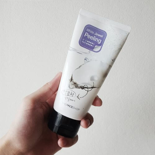 Tẩy da chết The Face Shop Ngọc Trai Smart Peeling - Làm Sáng Da Hiệu Quả, Tẩy Tế Bào Chết Cho Mặt Dạng Kem 120ml