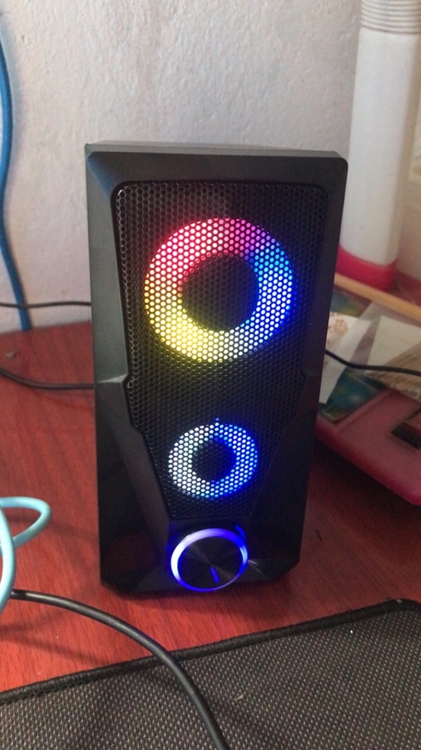 Loa Máy Tính ROBOT RS200 - Đèn LED RGB Đổi Màu, Âm Thanh Mạnh Mẽ, Công Suất 6W, Thiết Kế Gaming, Trải Nghiệm Âm Thanh Cao Cấp