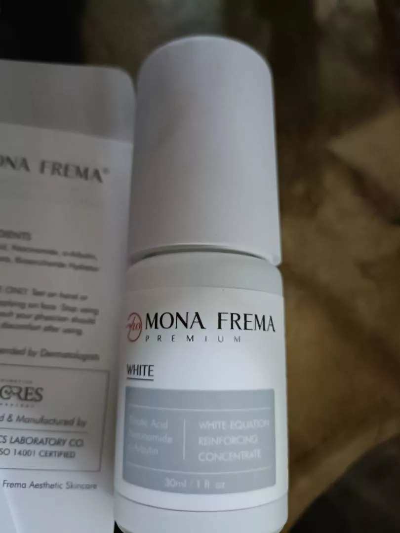 Kem Dưỡng Trắng Da Mona Frema White-Equation 30ml - Serum Làm Sáng Da, Ngăn Ngừa Thâm Sạm, Phù Hợp Với Da Nhạy Cảm
