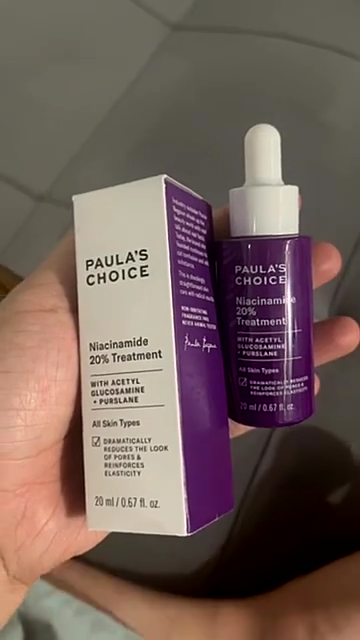 Serum Paula’s Choice Niacinamide 20% - Điều Trị Da Kiểm Soát Nhờn, Thu Nhỏ Lỗ Chân Lông - Sản Phẩm Dành Cho Mọi Loại Da 20ml