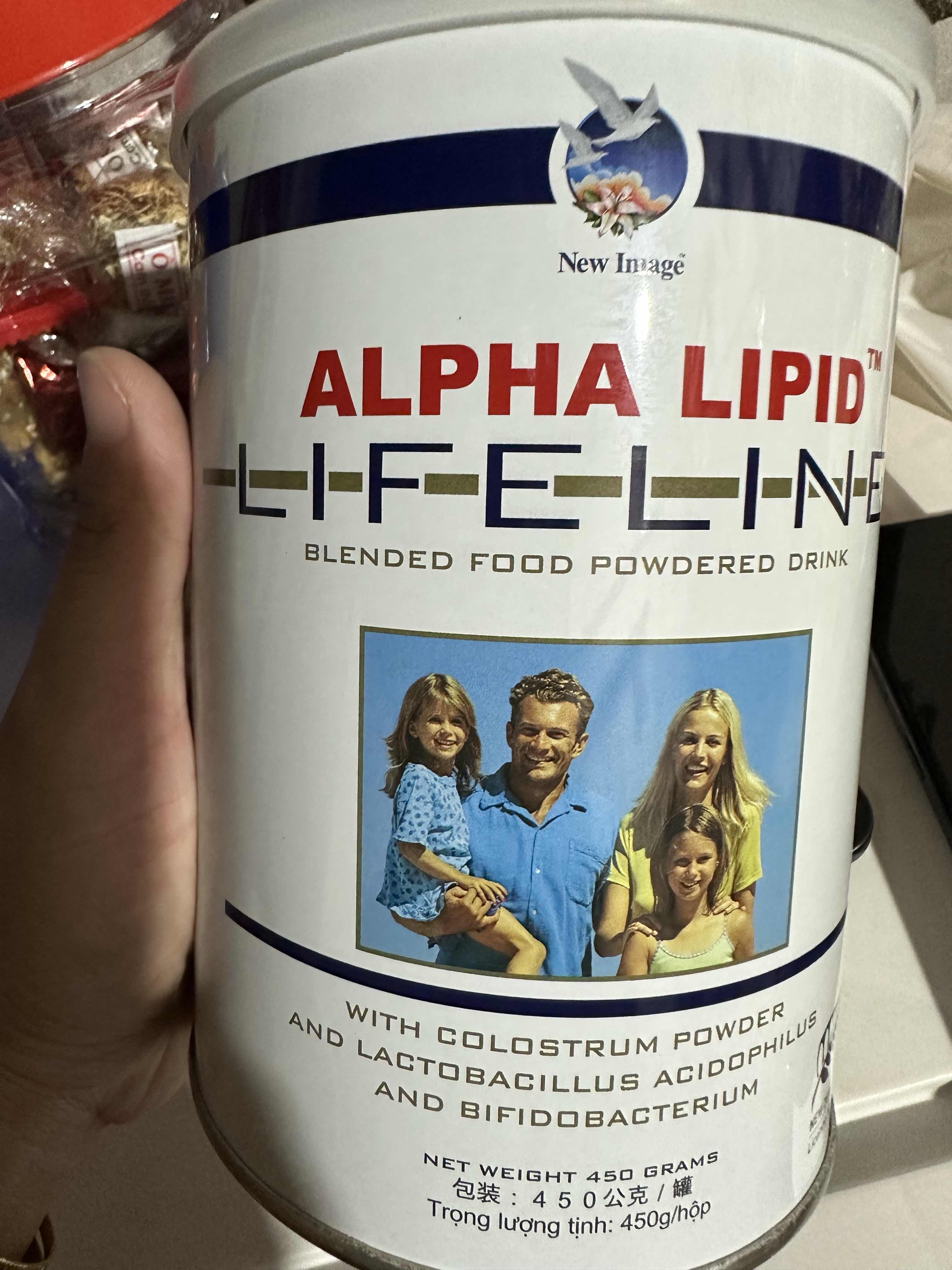 Sữa Non Alpha Lipid Lifeline 450g - Tăng Cường Sức Khỏe, Hỗ Trợ Đề Kháng Cho Trẻ Em Và Người Lớn, Chất Lượng New Zealand
