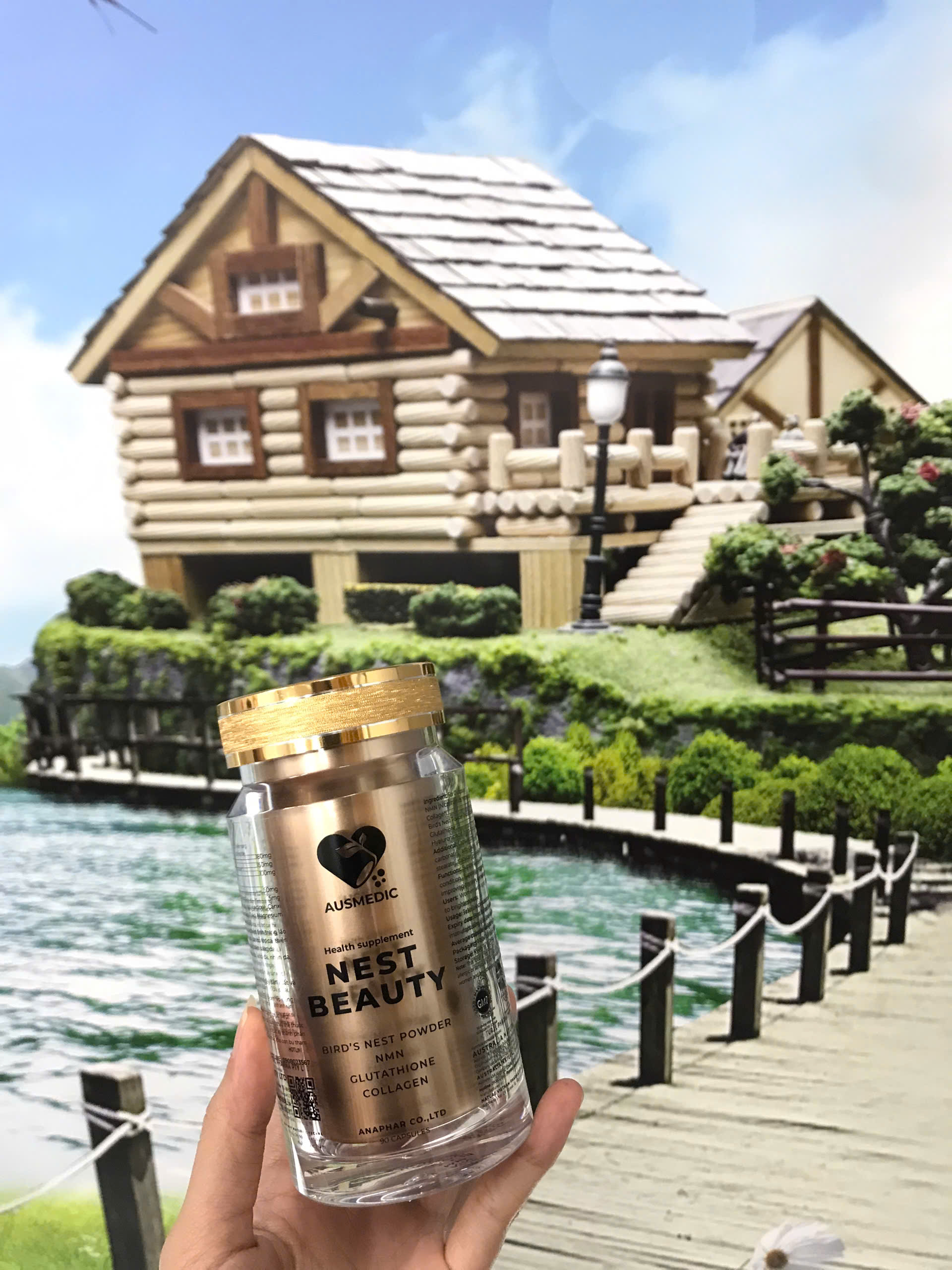 Viên Uống Yến Sào Trẻ Hóa Da Đa Tầng Nest Beauty - Công Thức Úc, Bổ Sung Collagen, Glutathione, Dưỡng Da Từ Gốc Rễ, 90 Viên/Hộp