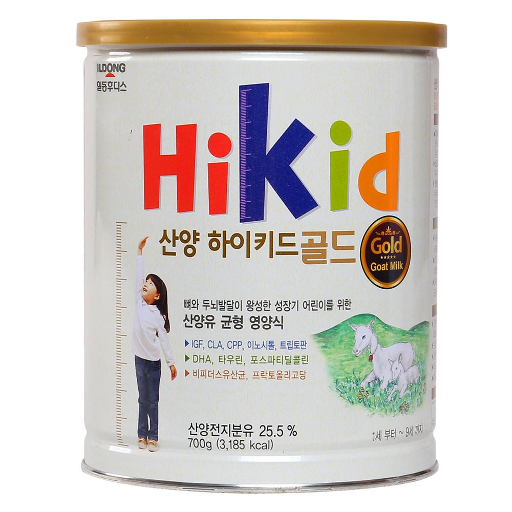 Sữa Dê Hikid Gold Hàn Quốc 650g - Hỗ Trợ Tăng Chiều Cao Cho Bé 1-9 Tuổi, Bổ Sung Dinh Dưỡng Tự Nhiên, Giúp Xương Khỏe Mạnh