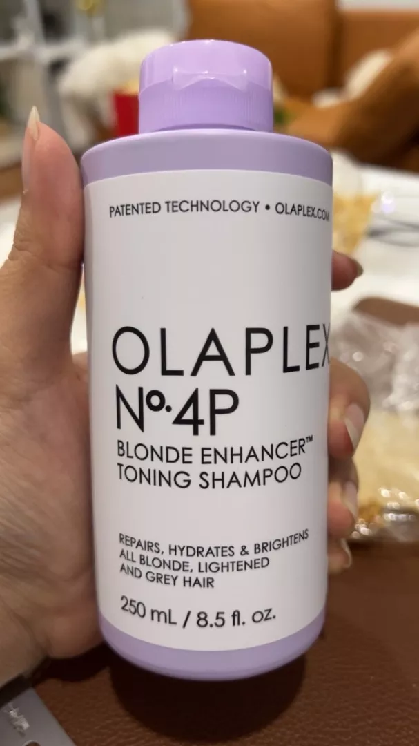Dầu Gội Tím Khử Ánh Vàng Olaplex No 4P - Chăm Sóc Tóc Tẩy, Giữ Màu Tươi Sáng Bền Lâu, Chai 250ml