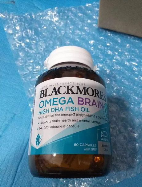 Viên Dầu Cá X4 Omega DHA Blackmores Omega Brain Úc - Tăng Cường Trí Nhớ và Thị Lực, 60 Viên Dạng Nang Mềm Dễ Uống