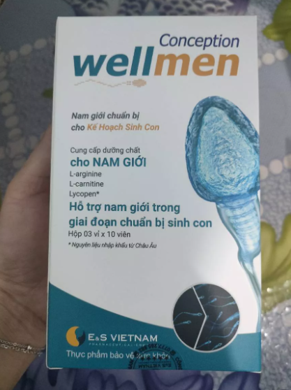 [Mã giảm giá lên tới 20%] Viên uống Wellmen Conception cho nam