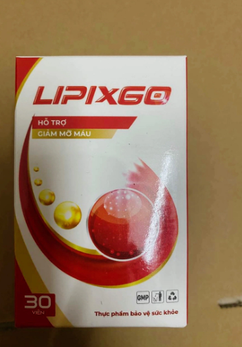 Viên uống giảm mỡ máu Lipixgo - Hỗ trợ tim mạch, ổn định huyết áp, tăng sức bền cho mạch máu - Hộp 30 viên từ Trang Ly Pharma