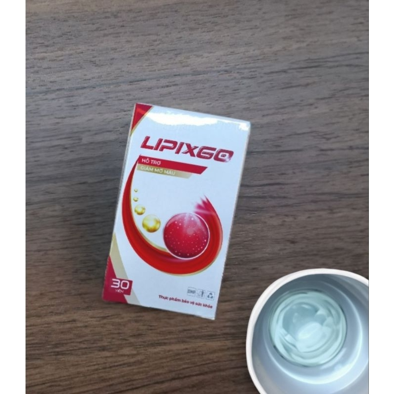 Viên uống giảm mỡ máu Lipixgo - Hỗ trợ tim mạch, ổn định huyết áp, tăng sức bền cho mạch máu - Hộp 30 viên từ Trang Ly Pharma