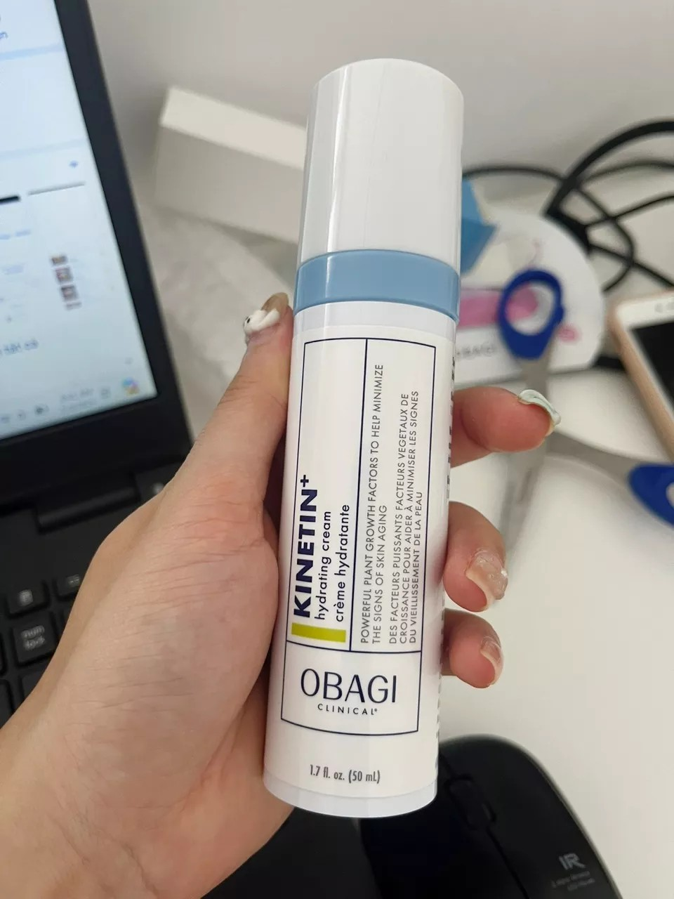 Kem Dưỡng Phục Hồi Da Obagi Clinical Kinetin+ Hydrating Cream 50ml - Giảm Nếp Nhăn, Cấp Ẩm, Cải Thiện Tông Da, Phù Hợp Mọi Loại Da