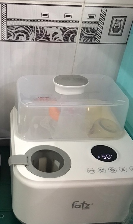 Máy Tiệt Trùng Bình Sữa Fatzbaby FB4320SJ Captain 1 - Chức Năng Hâm Sữa, Sấy Khô, Tiệt Trùng 4 Chế Độ Đặc Biệt Cho Mẹ và Bé