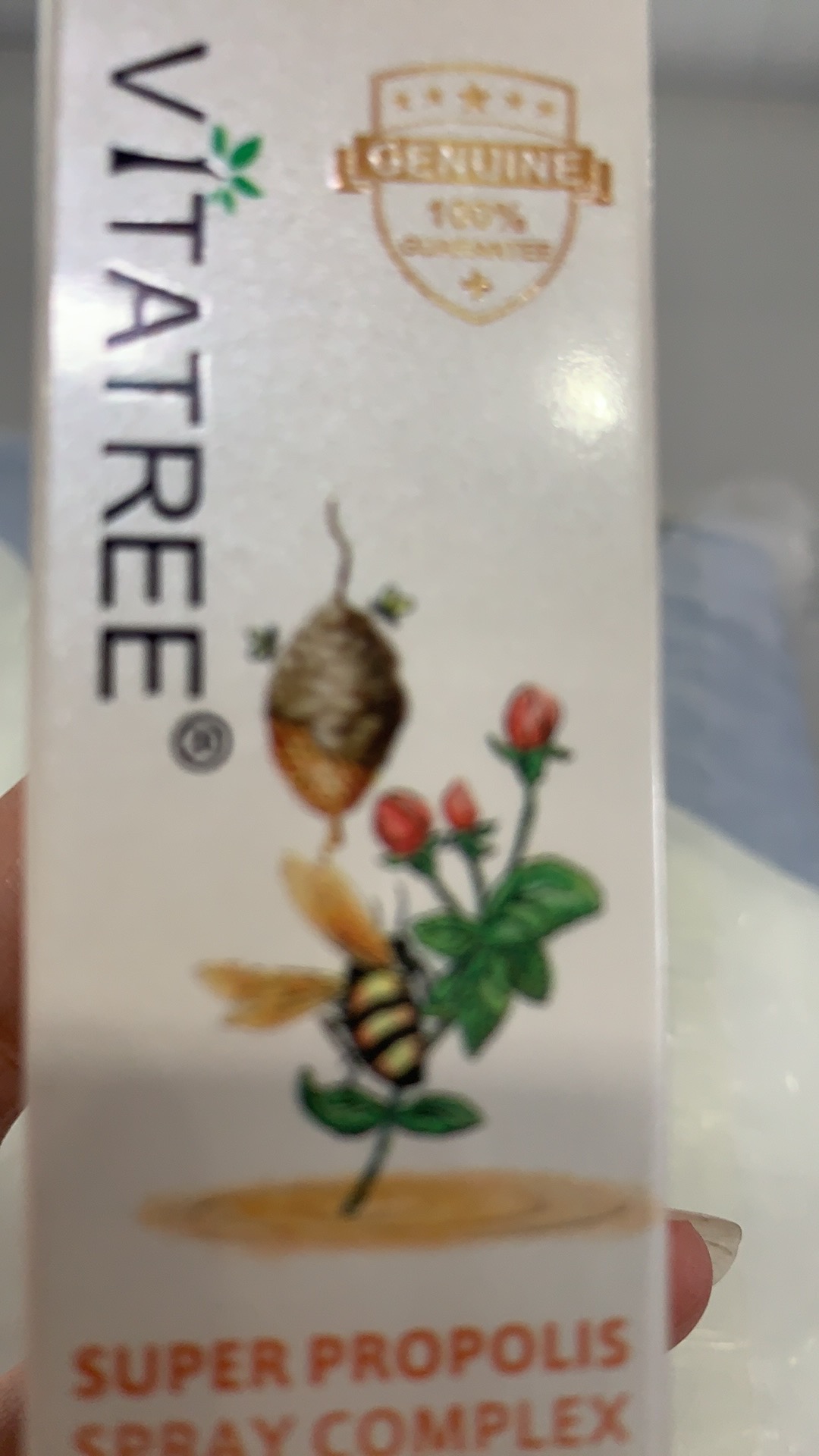 Chai Xịt Keo Ong Vitatree 25ml Hỗ Trợ Giảm Ho Cho Trẻ Từ 2 Tuổi - Chiết Xuất Từ Propolis & Mật Ong Úc Chính Hãng