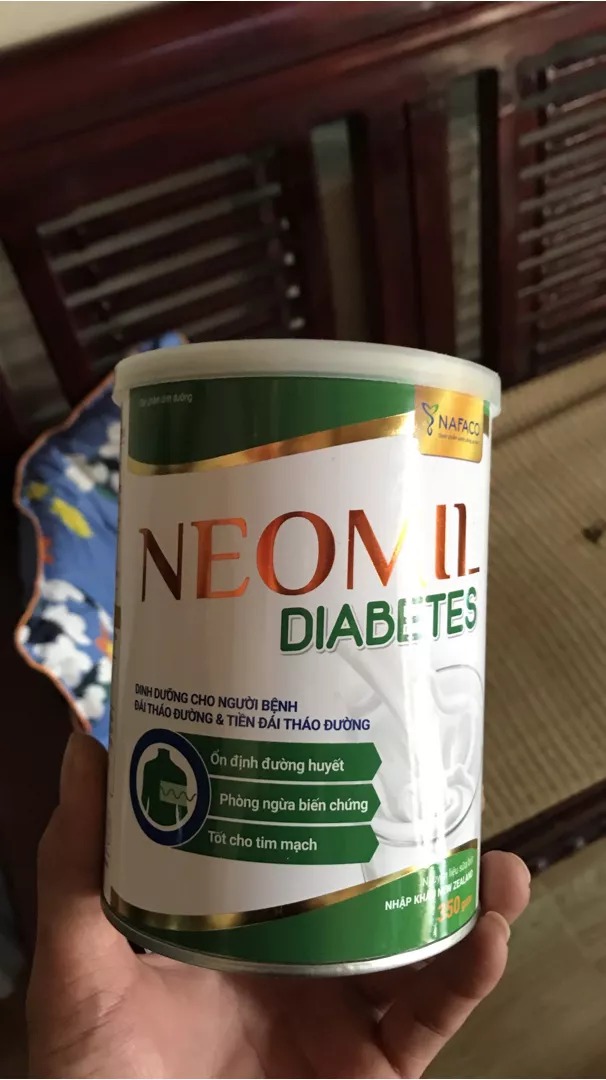 Sữa Bột Dinh Dưỡng Neomil Diabetes Hỗ Trợ Người Tiểu Đường - Cung Cấp Dinh Dưỡng Thiết Yếu, 350g và 850g
