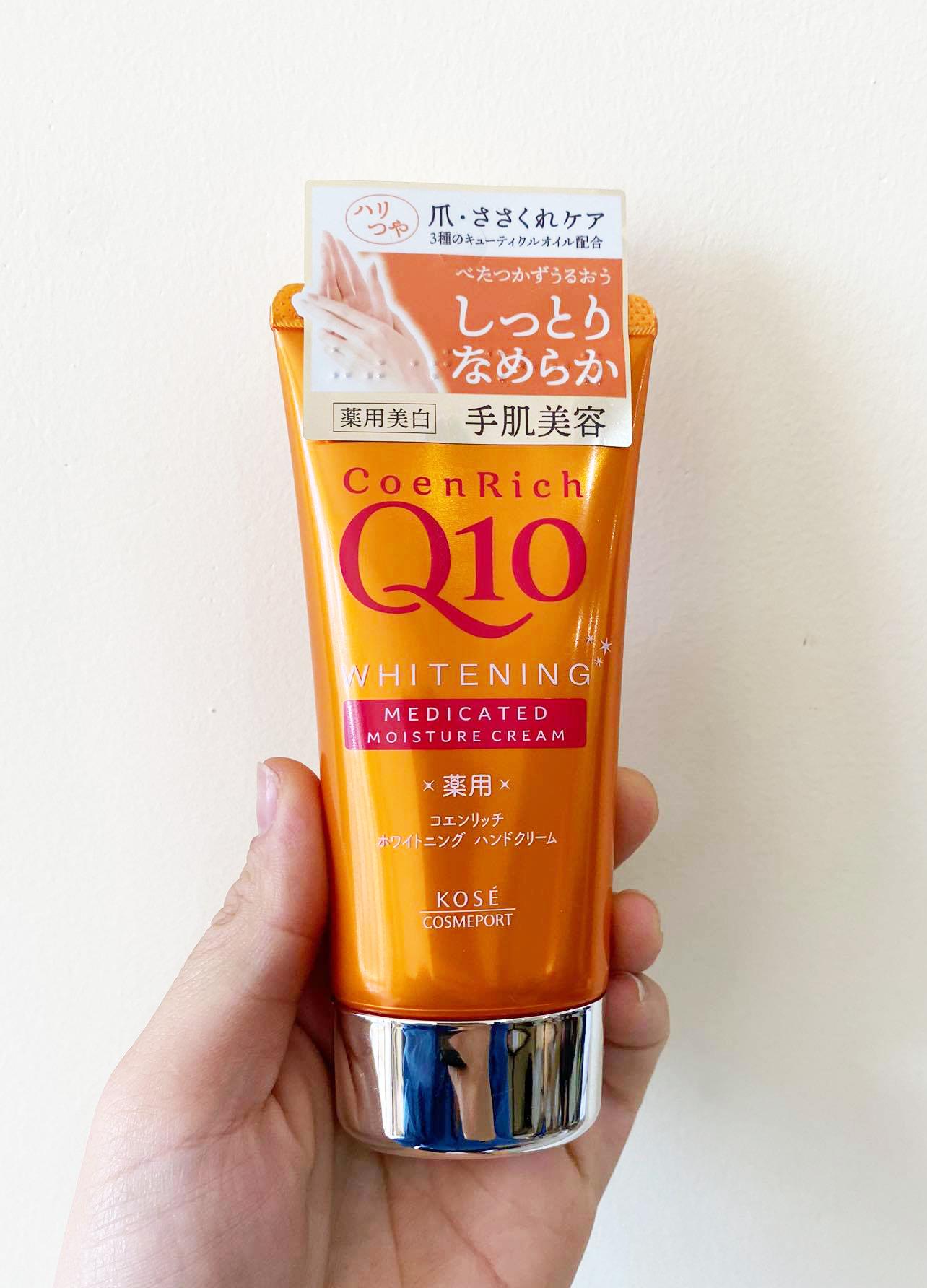 Kem Dưỡng Da Tay Q10 Whitening Medicated - Chăm Sóc Da Tay Mềm Mại, Làm Mờ Vết Chai - Thương Hiệu Kose Nhật Bản 80g