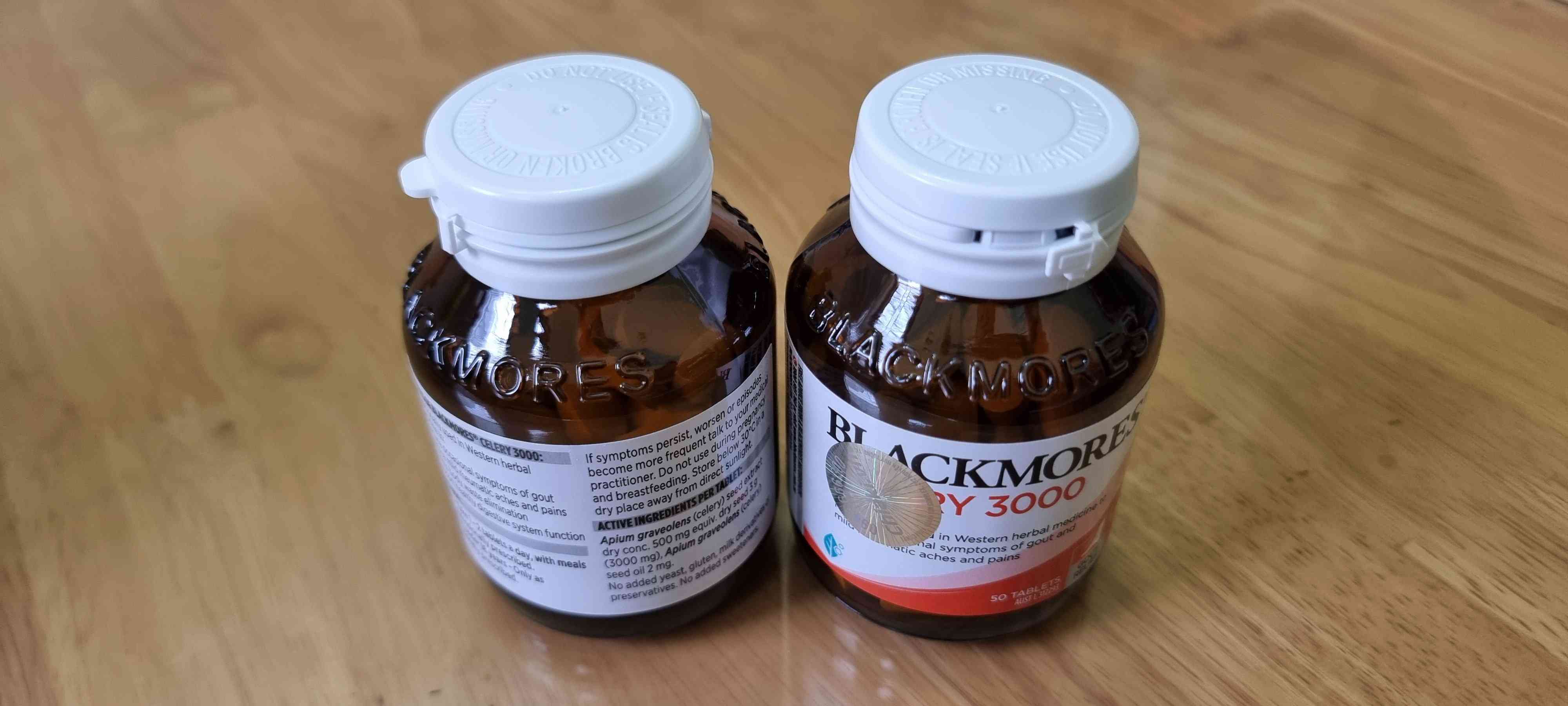 Viên uống Blackmores Celery 3000mg - Hỗ trợ điều trị gout, chiết xuất cần tây tự nhiên, 50 viên, chính hãng Úc