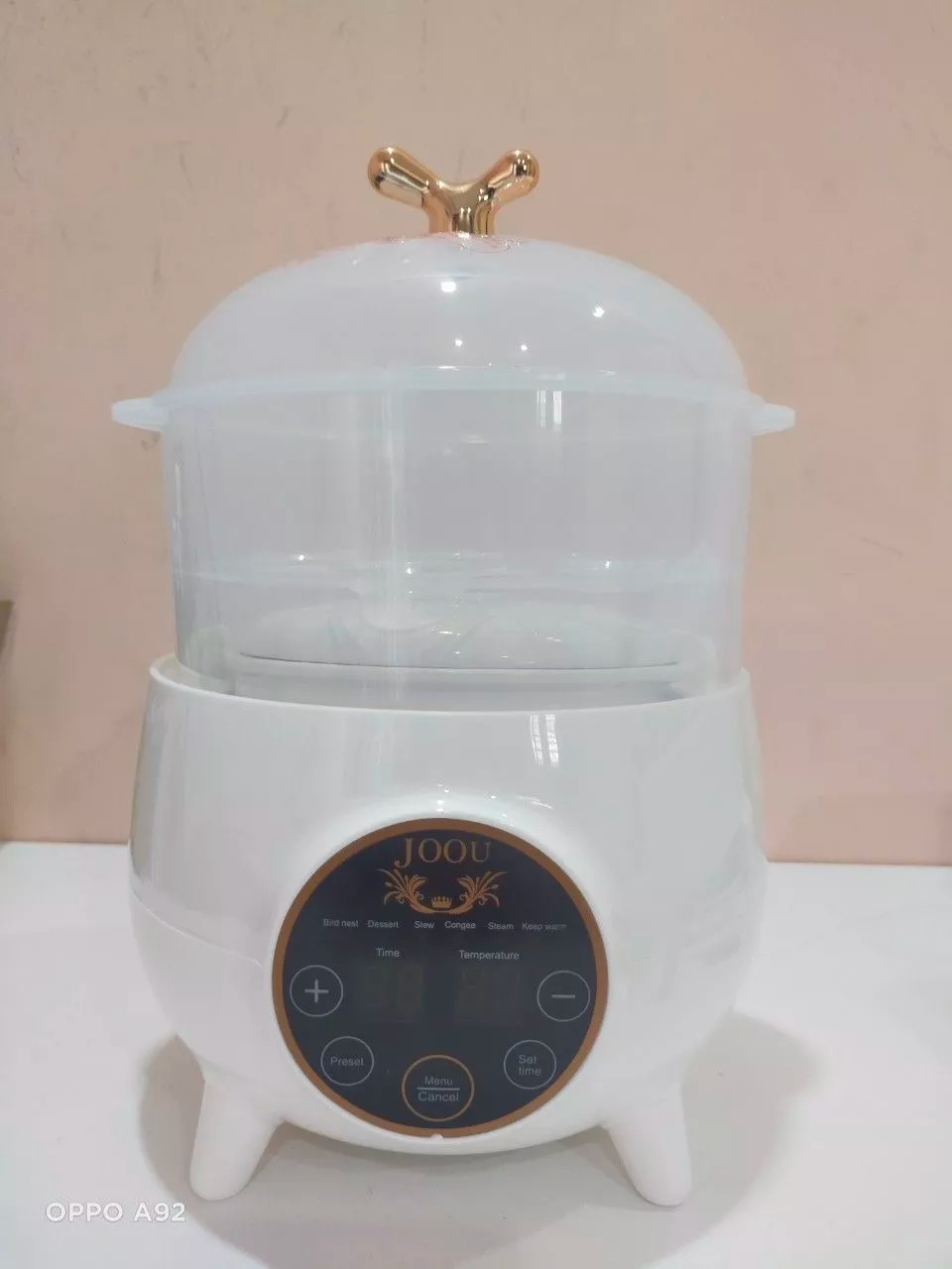 Nồi Hầm và Hấp Joou SLC08 Đa Năng - 8 Chế Độ Nấu Thông Minh, Lưu Giữ Dưỡng Chất, Dung Tích 0.8L, Tiện Lợi Cho Mọi Gia Đình